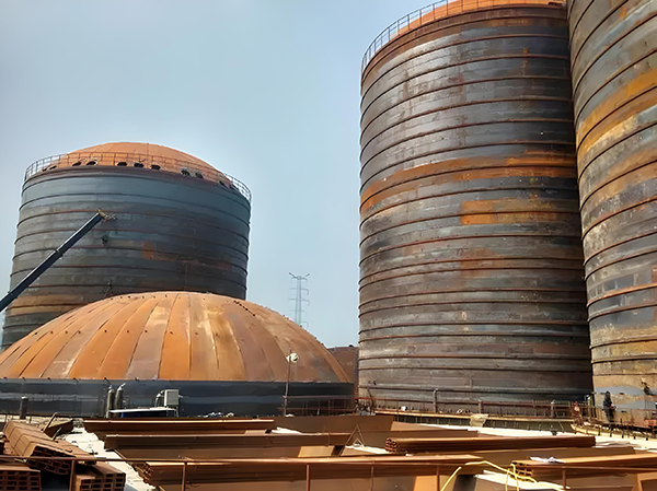 禄丰焦粉钢板仓